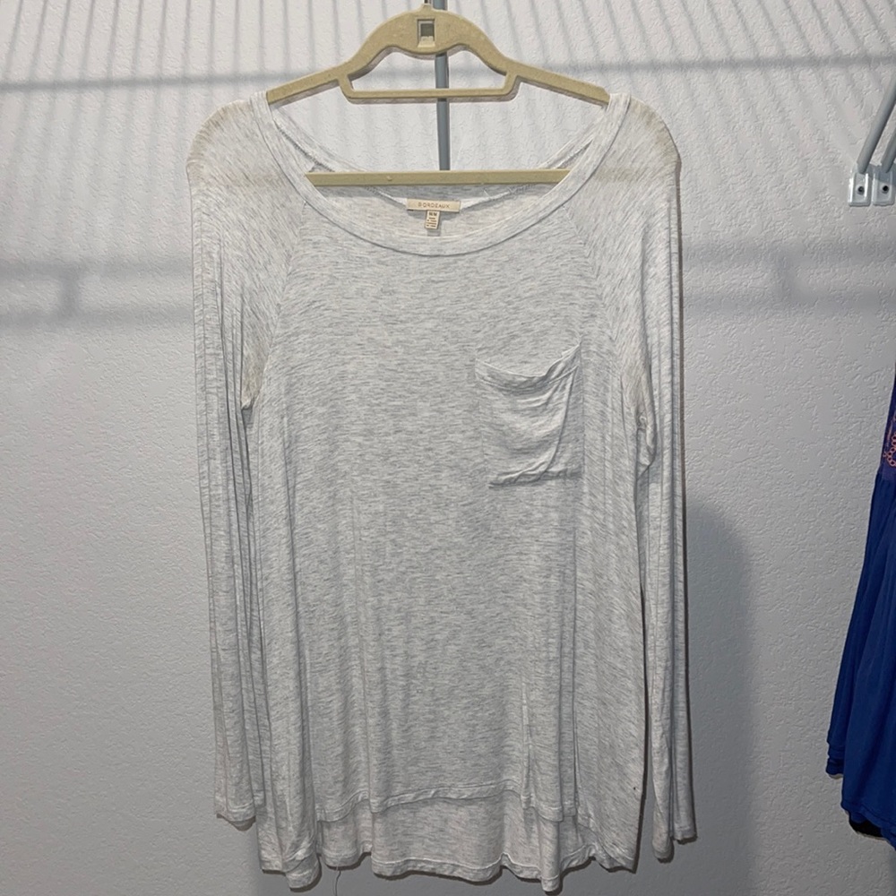 Grey long sleeve from anthropology